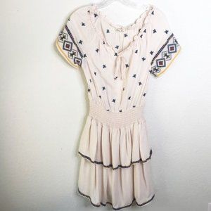 Loveshack Fancy Boho Tiered Dress-Sz m